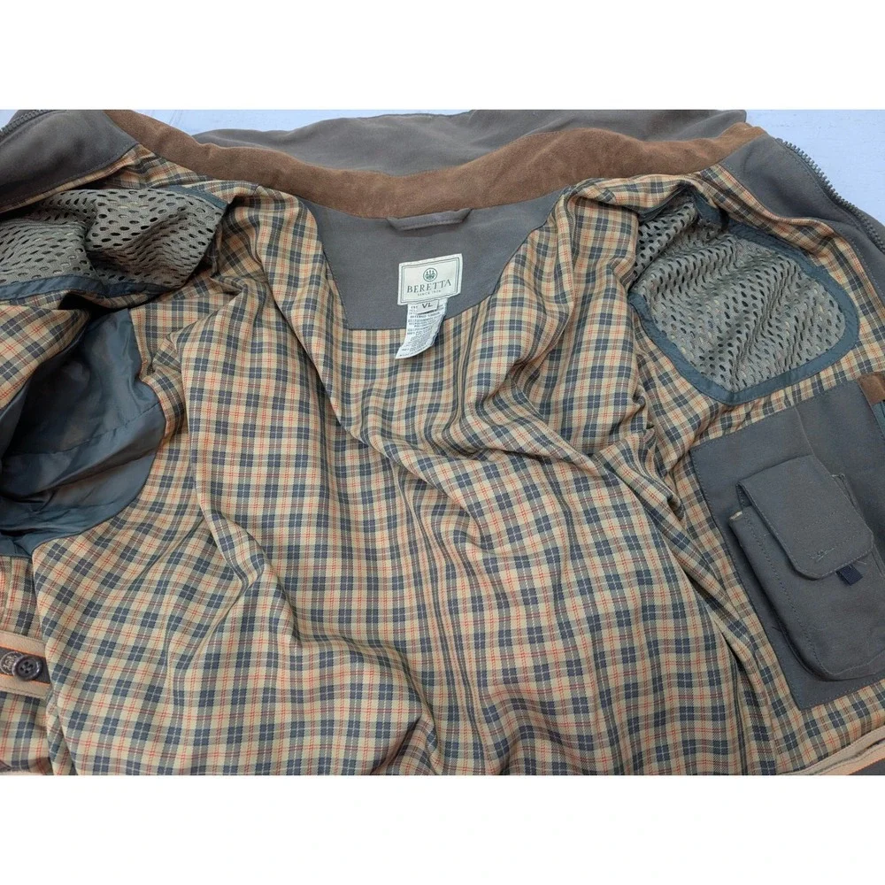 Beretta Gun-6 Gore-Tex Field Jacket Men's XL Olive Green Waterproof Hunting Coat